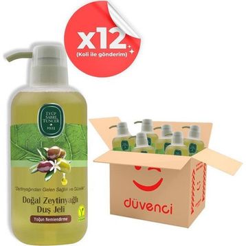 Eyüp Sabri Tuncer Doğal Zeytinyağlı 12x600 ml Duş Jeli