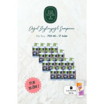 Eyüp Sabri Tuncer Doğal Zeytinyağlı 17x700 ml Şampuan