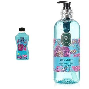 Eyüp Sabri Tuncer Doğal Zeytinyağlı Okyanus İkili Set 1500 ml + 500 ml Sıvı Sabun