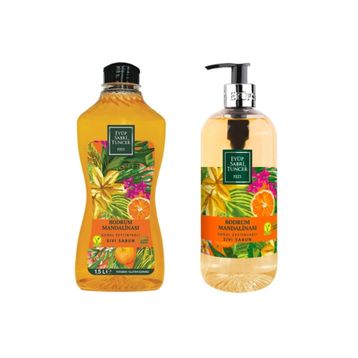 Eyüp Sabri Tuncer EST 500 ml ve 1500 ml Bodrum Mandalinası Doğal Zyağlı Sıvı Sabun