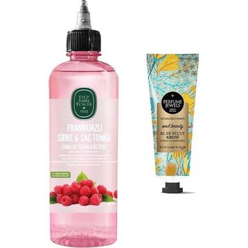 Eyüp Sabri Tuncer Soul Beauty 50 ml El Vücut Kremi + 500 ml Frambuazlı Sirke Saç Toniği