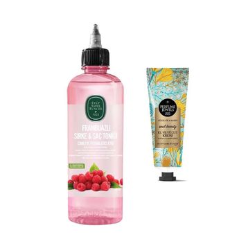 Eyüp Sabri Tuncer Soul Beauty 50 ml El Vücut Kremi + 500 ml Frambuazlı Sirke Saç Toniği