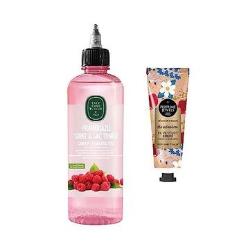 Eyüp Sabri Tuncer The Adventure 50 ml El Vücut Kremi + 500 ml Frambuazlı Sirke Saç Toniği