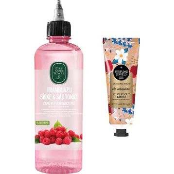 Eyüp Sabri Tuncer The Adventure 50 ml El Vücut Kremi + 500 ml Frambuazlı Sirke Saç Toniği