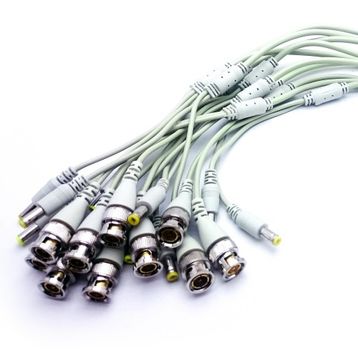 Ezcool Bnc+Power Jack 10'lu Paket Tel Kablo
