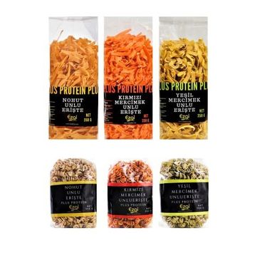Ezgi 2,1 kg Süper Ekonomik Vegan Bakliyat Unlu Makarna