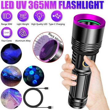 F.B.I F-365 UV 20 W Şarjlı 26650 Pilli Profesyonel El Feneri