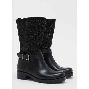 F By Fabrika Tekstil Hazel Siyah Kadın Yağmur Çizmesi
