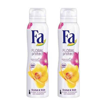 Fa Floral Protect Orchid & Viola 2x150 ml Kadın Sprey Deodorant