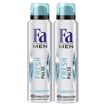 Fa Fresh Pulse Sprey 2x150 ml Erkek Deodorant
