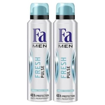 Fa Fresh Pulse Sprey 2x150 ml Erkek Deodorant