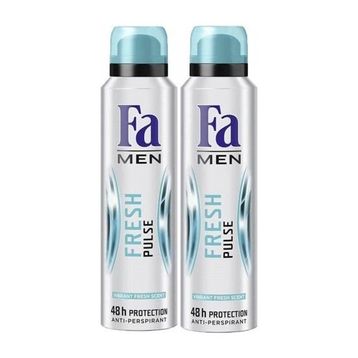 Fa Fresh Pulse Sprey 2x150 ml Erkek Deodorant