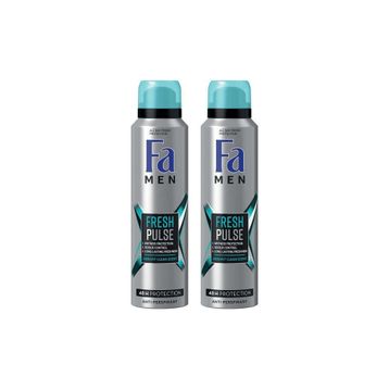 Fa Fresh Pulse Sprey 2x150 ml Erkek Deodorant