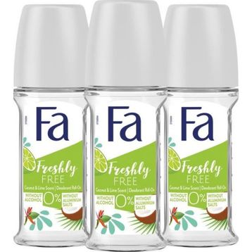 Fa Freshly Free Lime And Coconut 3x150 ml Kadın Sprey Deodorant