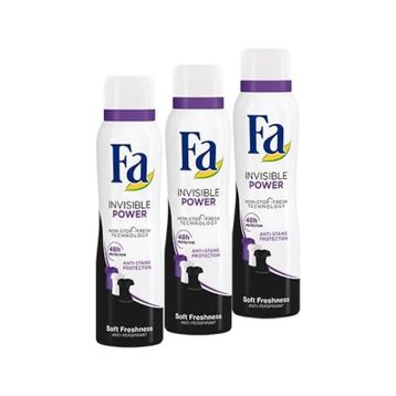Fa Invisible Power 3x150 ml Kadın Sprey Deodorant