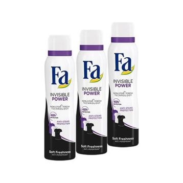 Fa Invisible Power 3x150 ml Kadın Sprey Deodorant