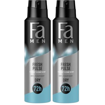 Fa Men Fresh Pulse 2x150 ML Deodorant