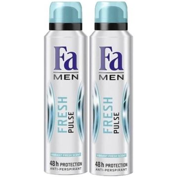 Fa Men Fresh Pulse 2x150 ML Deodorant