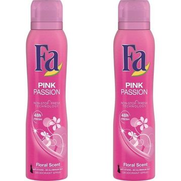 Fa Pink Passion Sprey 2x150 ML Kadın Deodorant