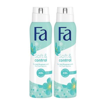 Fa Soft & Control 2x150 ML Sprey Deodorant