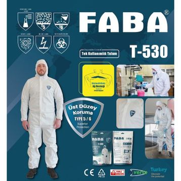 Faba T-530 Üst Düzey Koruyucu Tulum