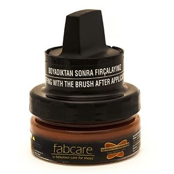 Fabcare 1001 Cam Kavanoz 50 ml Açık Kahverengi Krem Deri Boya