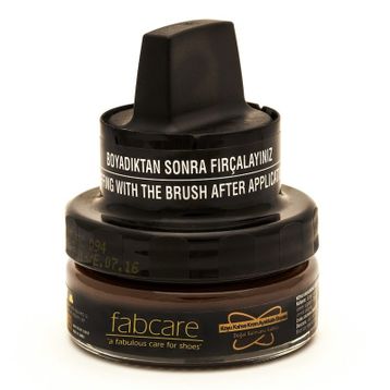 Fabcare 1001 Cam Kavanoz 50 ml Kahverengi Krem Deri Boya