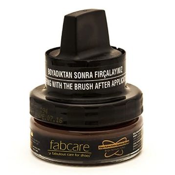 Fabcare 1001 Cam Kavanoz 50 ml Kahverengi Krem Deri Boya