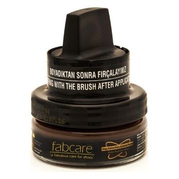 Fabcare 1001 Cam Kavanoz 50 ml Kahverengi Krem Deri Boya