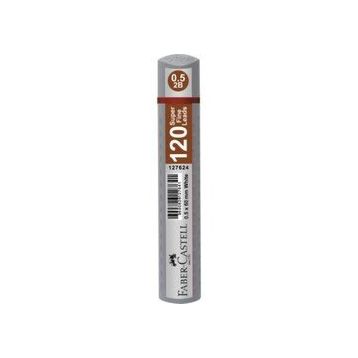 Faber Castell 0.5 2B 60 Gümüş Grip Kalem Ucu