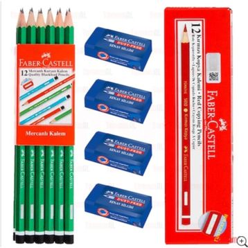 Faber Castell 1 Kurşun Kalem Silgi Seti