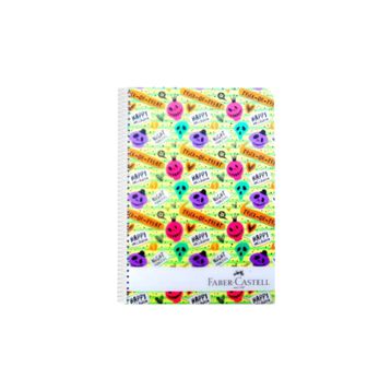 Faber Castell 100 Yaprak B5 Çizgili 17x24 Telli Plastik Kapak Defter