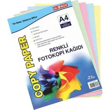 Faber Castell 100'lü Globox Renkli Fotokopi Kağıdı