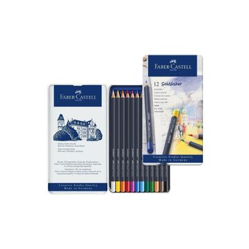 Faber-Castell 114712 Goldfaber 12 Renk Kuru Boya Kalem