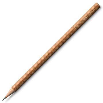 Faber-Castell 118621 Guilloche Kahve 6'lı Kurşun Kalem Kahve