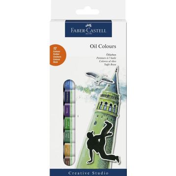 Faber Castell 12 Renk 12 ml Yağlı Boya