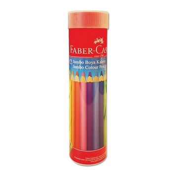 Faber Castell 12 Renk Jumbo Metal Tüp Boya Kalemi