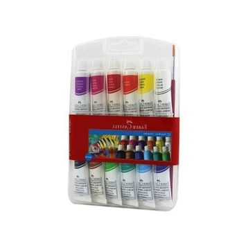 Faber-Castell 121011 12 Renk Tüp Guaj Boya