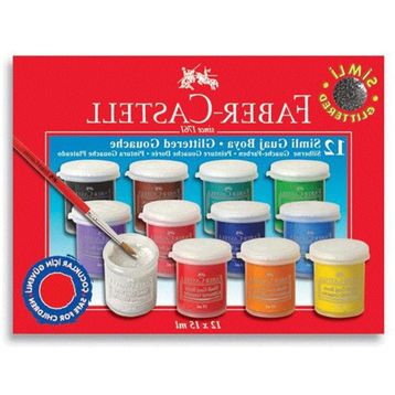 Faber Castell 12X15Ml Metalik Guaj Boya
