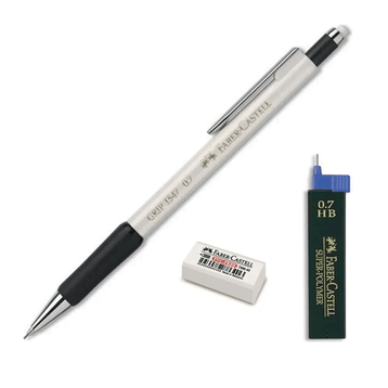 Faber Castell 1347 Versatil 0.7 Kalem Seti 3'lü Beyaz
