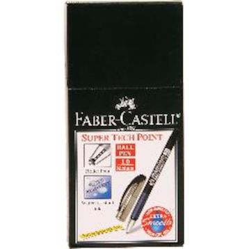 Faber-Castell 1420 Süper Tech Point Siyah Tükenmez Kalem