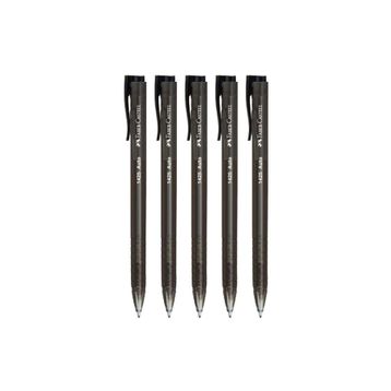 Faber Castell 1425 Auto Basmalı Siyah 5 Adet Tükenmez Kalem