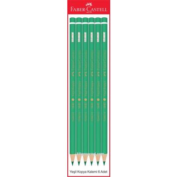 Faber Castell 1440 6 Adet Yeşil Kopya Kalemi