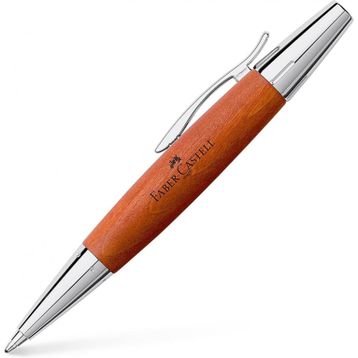 Faber Castell 148382 E-motion Krom\Ahşap Kahverengi Tükenmez Kalem