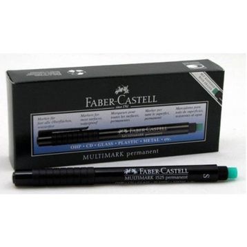 Faber Castell 1523 10'Lu Kutu Siyah S Uç Permanent Kalem