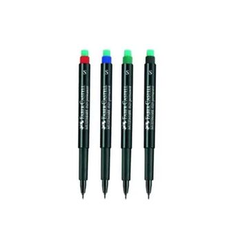 Faber-Castell 1523 S Permanent 4'lü Asetat Kalemi