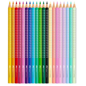 Faber Castell 201971 Sparkle Kelebek 20'li Kuru Boya Kalemi