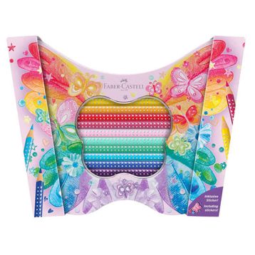 Faber Castell 201971 Sparkle Kelebek 20'li Kuru Boya Kalemi