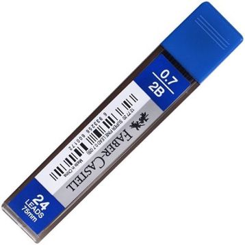 Faber Castell 24'lü 4 Adet 0.7 mm 2B Kalem Ucu