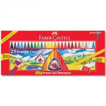 Faber-Castell 25'li Wax Crayon Pastel Boya